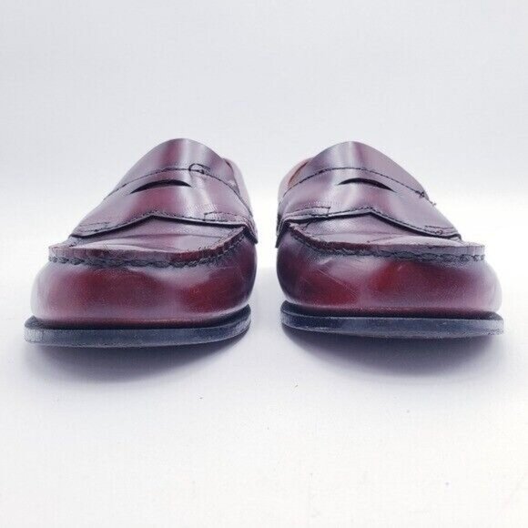 G.H. Bass Weejuns Oxblood Leather Slip On Penny Loafer Women's Size 7.5 - Picture 2 of 10